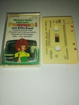 Pumuckl Doppelfolge und das Geld/soll Ordnung lernen/auf Hexenjagd/Hilfe-eine Aushilfe! Beige mit Braunen Druck 44137-8 EMI Club Edition